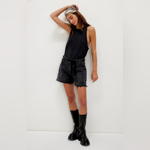 NWT We The Free Moxie Barrel Shorts ~Night Hawk~ - Picture 1 of 3